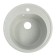 Sink for a kitchen made of stone Zein 3/Q10, D = 510 mm, round, overflow, color light gray