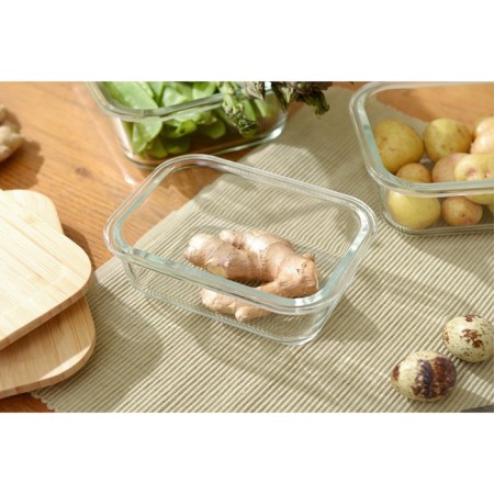 Smart Solutions baking and storage container, with bamboo lid, 370 ml-4