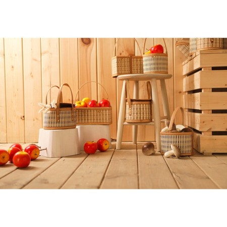 Basket for storage of the shares Nature, 16 × 16 × 13, bamboo-6