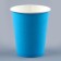 Set of paper dishes is disposable: 6 plates, 6 glasses, blue color