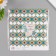 Scrapbooking paper "Mosaic" density 180 grams set 10 pcs 15.5x17 cm