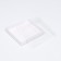 Box the team, white with PVC lid, 16 x 16 x 3 cm