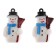 Miniature Puppet "Snowman in a black hat", set 2 pcs., Size 1 pc. - 3.1 × 2.1 cm