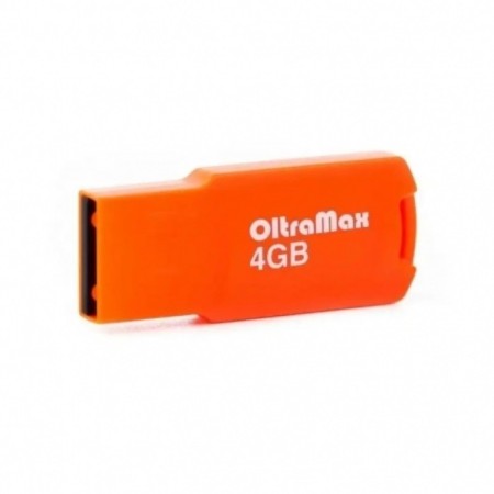 OLTRAMAX flash drive, 4 GB, USB 2.0, Thu up to 20 MB/s, PLO up to 10 MB/s, Orange-1