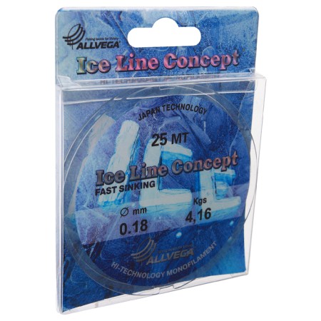 Monophile Line Allvega Ice Line Concept, diameter 0.18 mm, test 4.16 kg, 25 m, transparent-1