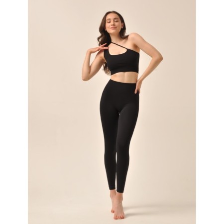 Top female Top One Shoulder, Size S, Black Color-1
