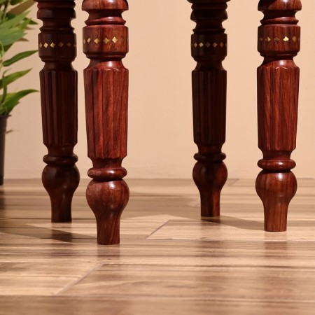 Coffee table 45x45x40 cm, tree shisham-3
