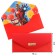 Money envelope "Marvel" embossing, 19 x 9 cm