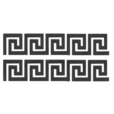 Interior stickers "Labyrinth", mirror, wall decor, set 10 pcs, 10 x 10 cm-2
