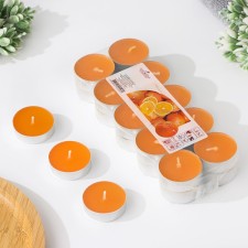 A set of aromatic tea candles in the 