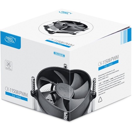 Кулер Deepcool CK-11508 PWM, Soc-1151/1200, 4-pin, 17-30dB, Al, 65W, 245 гр, Ret-7