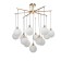 Lima "Lima" 13he27 40W gold 80x80x100 cm