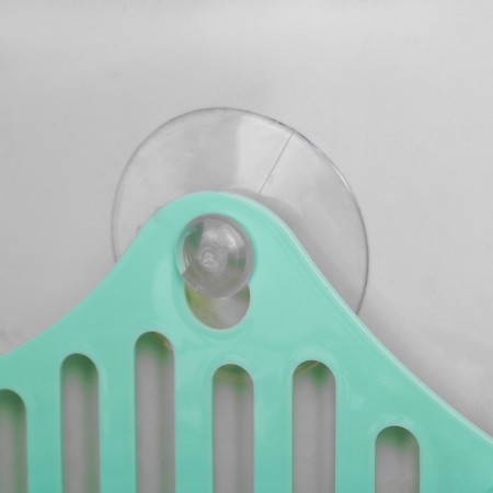Soap dish on suction cups, 30 × 12 × 9 cm, color mix-2