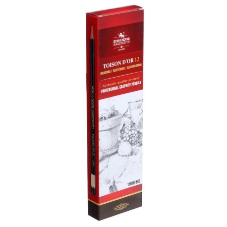 Pencil Professional Chernographic 2.0 mm, Koh-I-Noor 1900 NV, L = 175 mm-2
