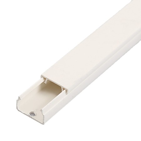 IEK ECOLINE, 15x10 mm, l = 2000 mm, plastic, white cable-1