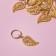 Hair piercing "Leaves", 3.5 × 1 cm, 10 pcs, golden color