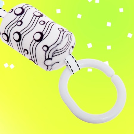Soft “whale” suspension, on a crib and stroller-6