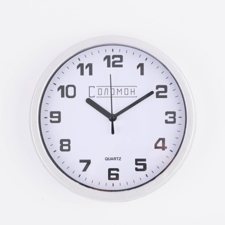 Watch wall interior "Solomon", smooth move, D-19 cm, dial D-17.5 cm