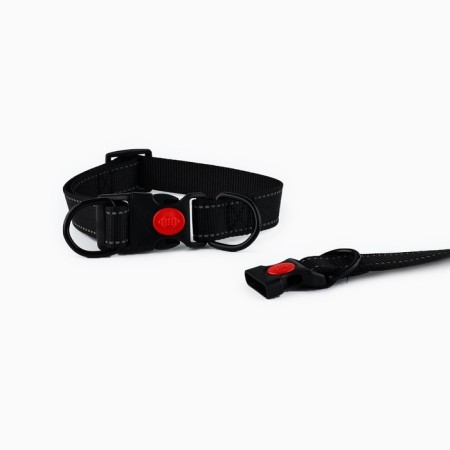 Nylon collar with fastx 2 cm, b -black-3