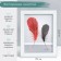 Photo frame plastic 15x20 cm "White pavers" turquoise double stroke 22.3x17.2 cm
