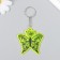 A keychain plastic reflective "butterfly with twigs and heart" 5.4x5.2 cm