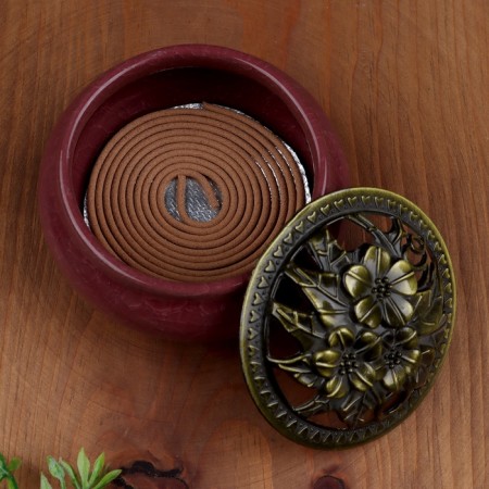Incense spiral "Agarwood. Scarlet tree", 48 single -disk and 24 two -disc spirals-2