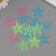 Sticker phosphorus plastic "Smail Star" set of 15 pcs 17x12 cm