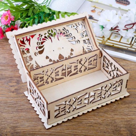 Casket number 7 with pigeons-1