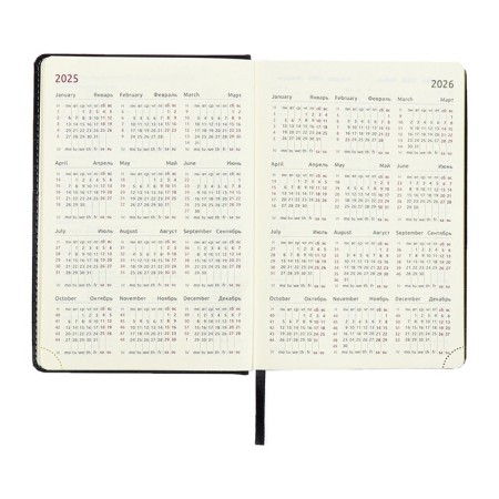 Dated diary 2024 A5 176 sheets, Devente.wild, Firmly covered with artificial leather, gold cut, lies, cream block 70 g/m2, black-9