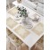 A set of napkins for setting the table "Circle with floral patterns", rectangular, size 32x46 cm, 4 pcs