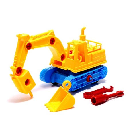Designer machine "Excavator", 33 parts, mix-10