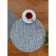 Serving napkin on the table “DI”, d = 38 cm, dark gray color