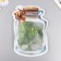 Artificial plant for creativity "A twig with eucalyptus leaves" set of 12 pcs 8.5 cm