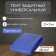 Protective tent, 3 × 2 m, density 180 g/m², UV, eyelets step 1 m, blue