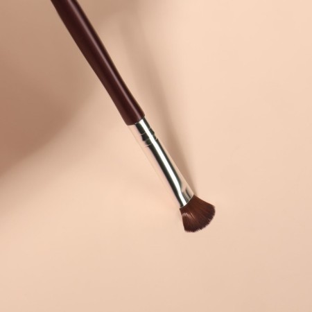 A set of makeup brushes, 5 objects, dark brown color-5