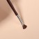 A set of makeup brushes, 5 objects, dark brown color