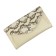 Wallet, button, 4 pockets, 2 departments for trifles, n/k beige python/beige matte
