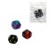 Astrological cubes for fortune telling "Time of game. Starry sky", 3 pcs