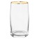 A set of water glasses, decor “Gold Gold”, 250 ml x 6 pcs.