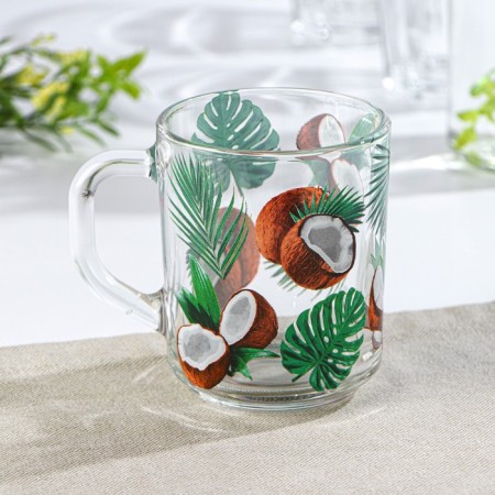 Glass glass for tea "Coconut", 250 ml-1