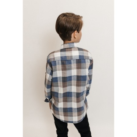 Surchaka upper for ISee boys, height 158-164 cm, blue color-13