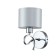 Bra Indigo, 13011/1W Chrome. 1x60W, e27, 205x120x260 mm, white color