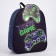 Backpack School Textile "Joystick", with stripes, 27x23 × 10 cm