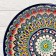 Largan Rishtan ceramics "Patterns", 33 cm, deep, blue
