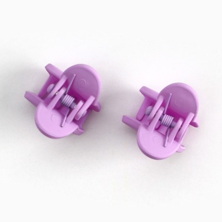 Hairpins, elastic bands, hair crab "tender", purple tones-9
