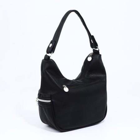 Load bag with lightning, external pocket, black color-2