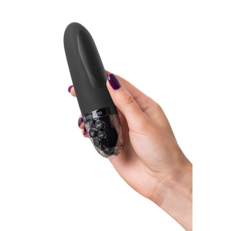 Mystim Sleak Freak vibrator with electrical stimulation, 14.5 cm, silicone, black color-8