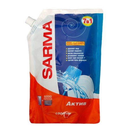 SARMA dishes gel "asset", doy-pack, 1 liter