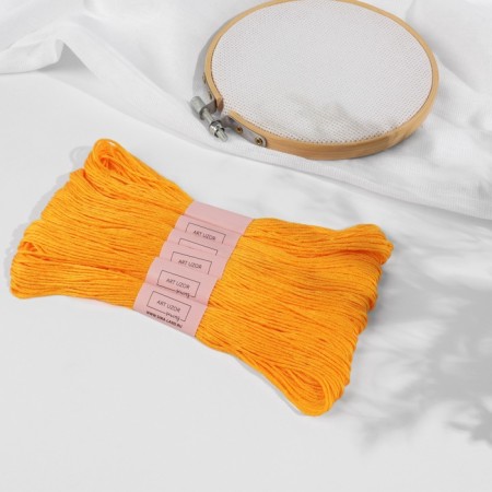 Muline threads 8 ± 1m No. 742 (nab 6 pcs price for nab) dark and yellow au-1
