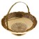 Brass Cast "Basket with hearts" 15.2x15.2x13 cm